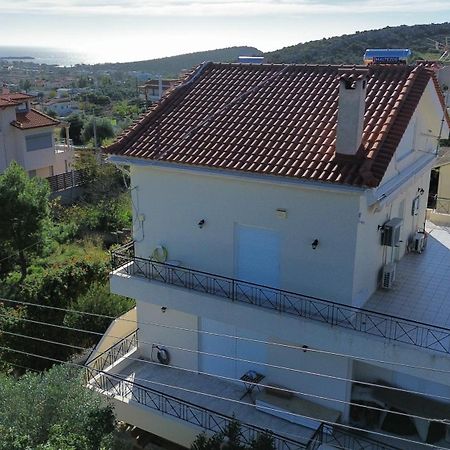 Beautiful Maisonette With A View To The Mountains And The Sea Agia Marina  Eksteriør billede