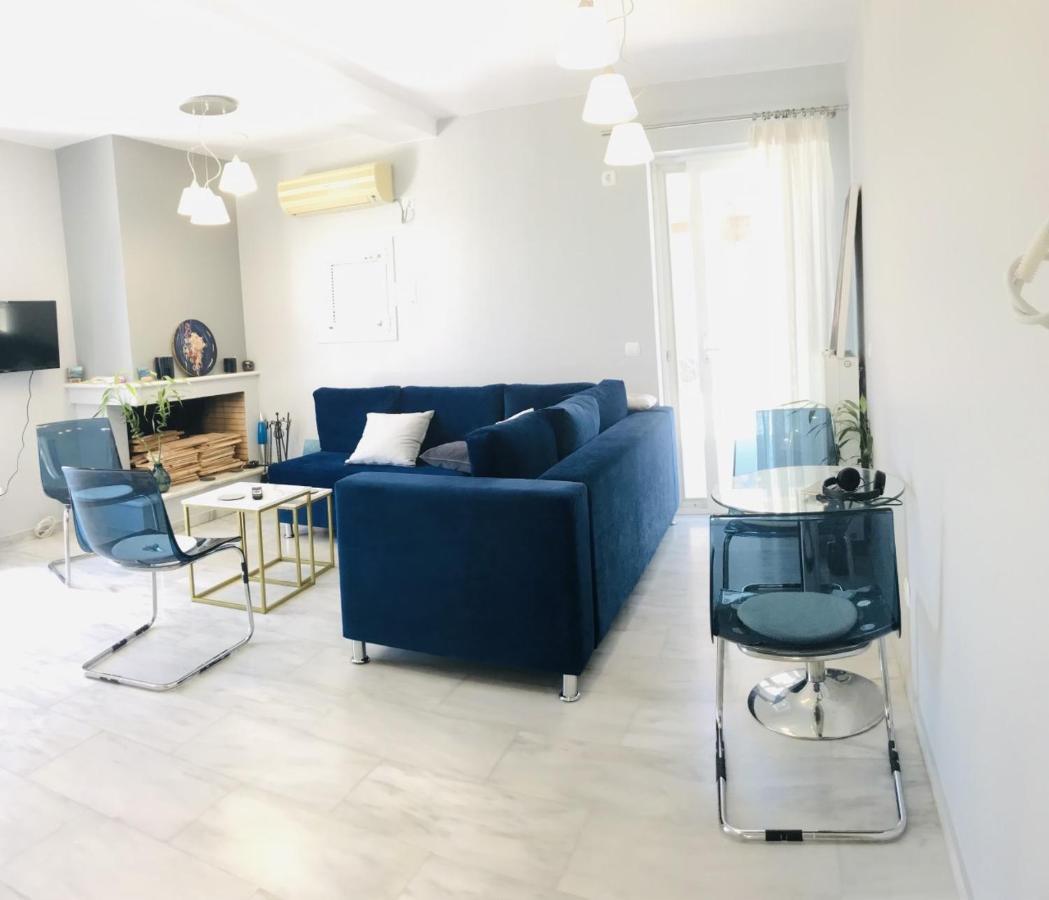 Beautiful Maisonette With A View To The Mountains And The Sea Agia Marina  Eksteriør billede