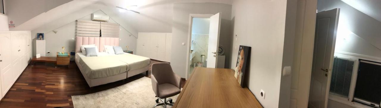 Beautiful Maisonette With A View To The Mountains And The Sea Agia Marina  Eksteriør billede