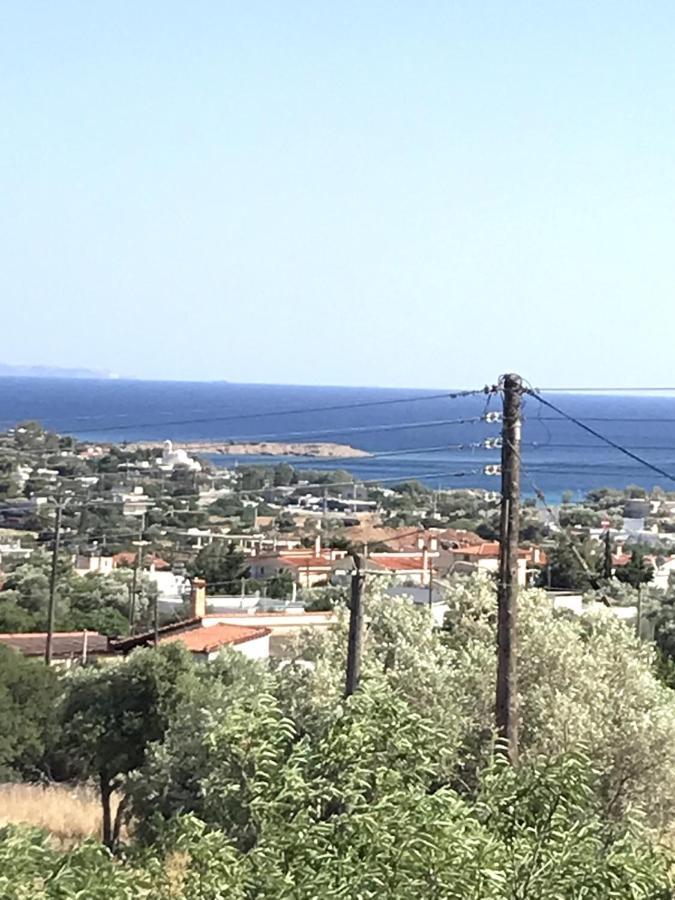 Beautiful Maisonette With A View To The Mountains And The Sea Agia Marina  Eksteriør billede