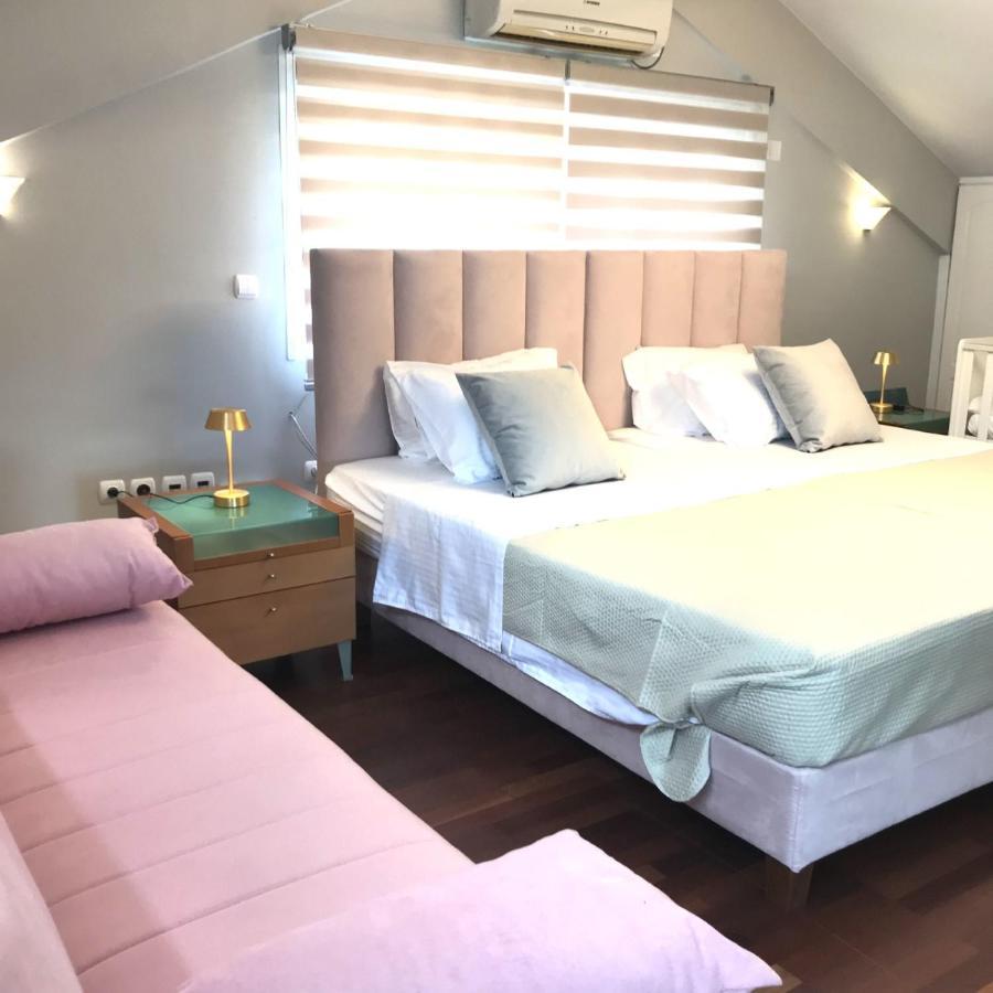 Beautiful Maisonette With A View To The Mountains And The Sea Agia Marina  Eksteriør billede