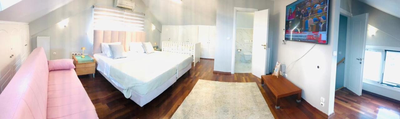 Beautiful Maisonette With A View To The Mountains And The Sea Agia Marina  Eksteriør billede