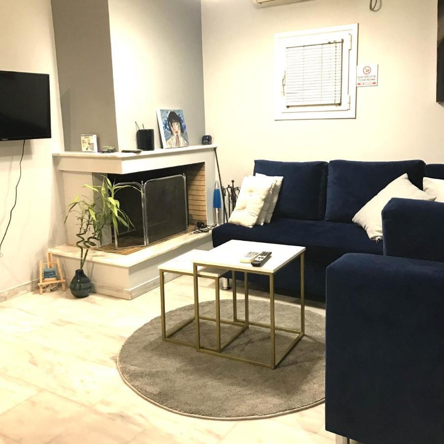 Beautiful Maisonette With A View To The Mountains And The Sea Agia Marina  Eksteriør billede