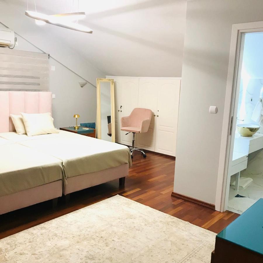 Beautiful Maisonette With A View To The Mountains And The Sea Agia Marina  Eksteriør billede