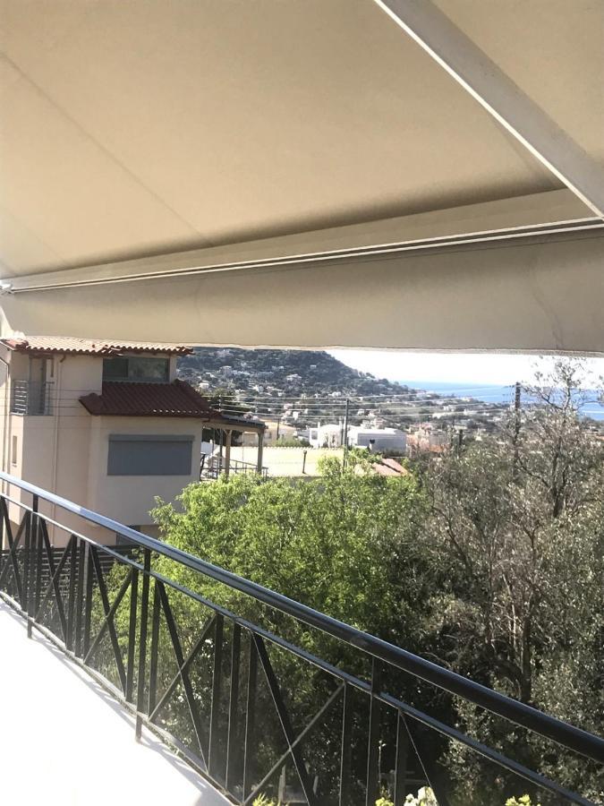 Beautiful Maisonette With A View To The Mountains And The Sea Agia Marina  Eksteriør billede