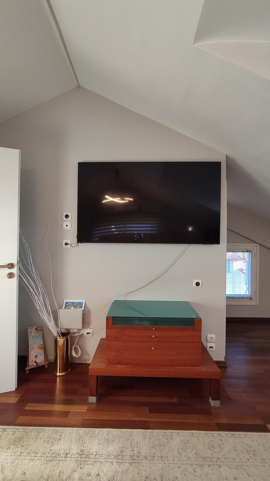 Beautiful Maisonette With A View To The Mountains And The Sea Agia Marina  Eksteriør billede