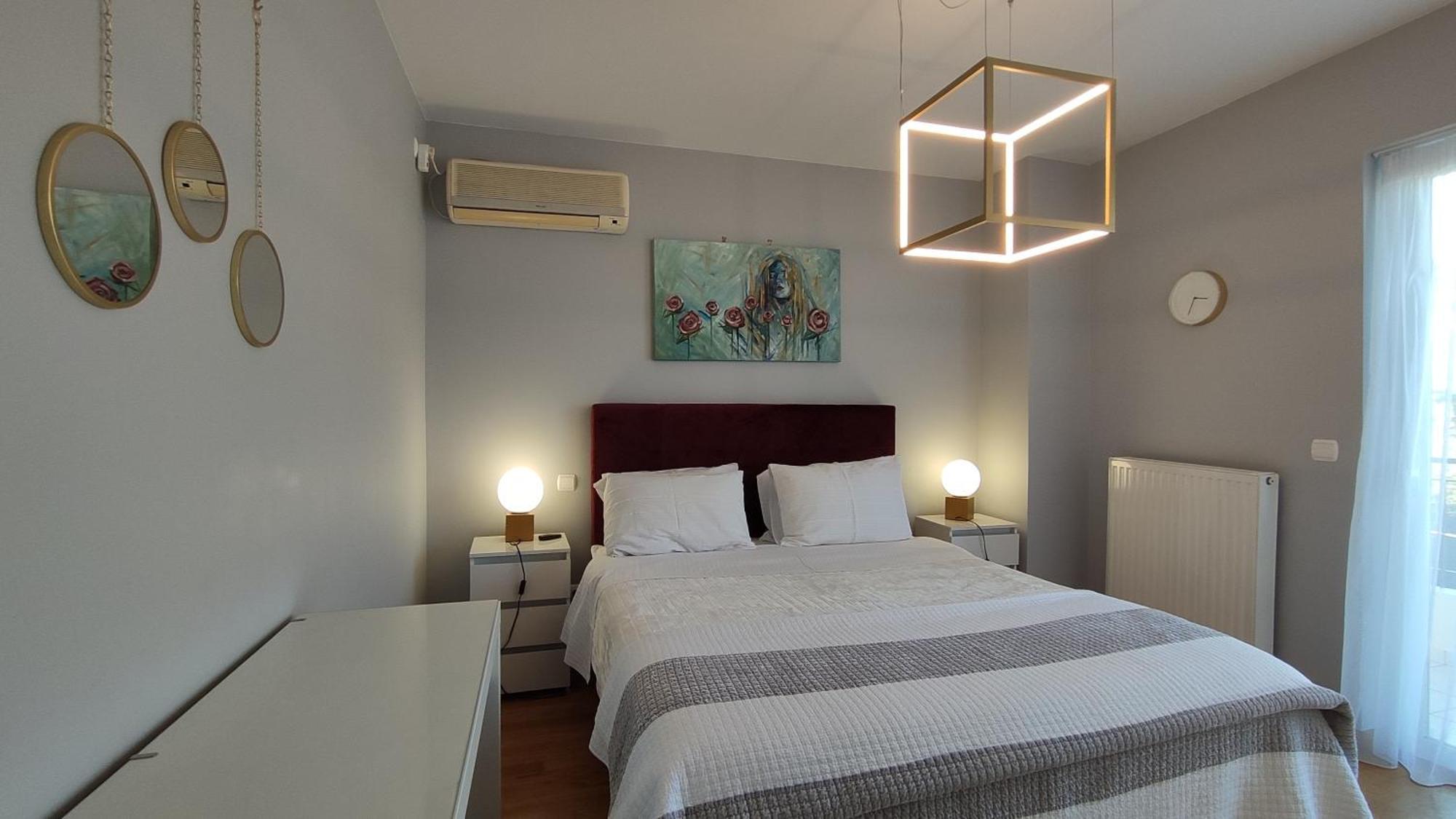 Beautiful Maisonette With A View To The Mountains And The Sea Agia Marina  Eksteriør billede