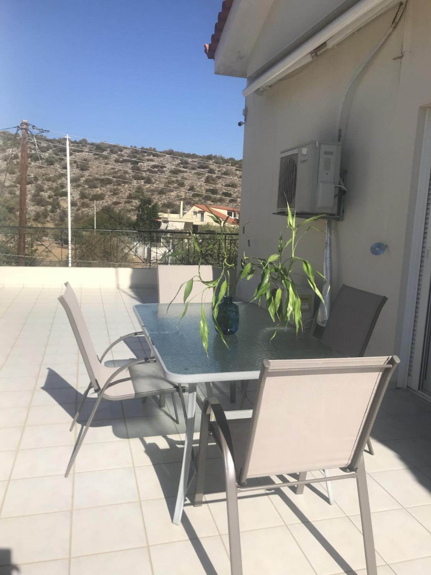 Beautiful Maisonette With A View To The Mountains And The Sea Agia Marina  Eksteriør billede